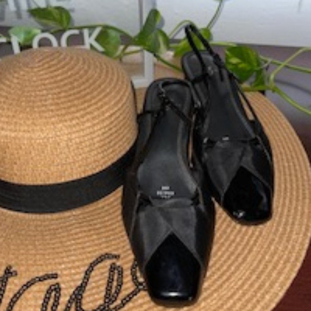 LifeStride Jill Black 1 inch strap heels